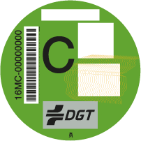 Etiqueta C DGT